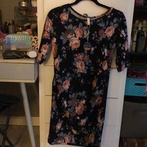 Pink blush floral dress